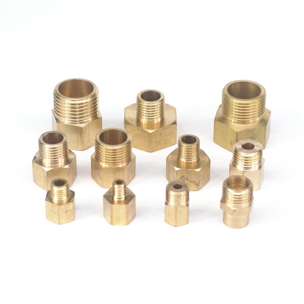 Compression Fitting Brass - LOT 2 mengurangi M10x1 Female-size Male