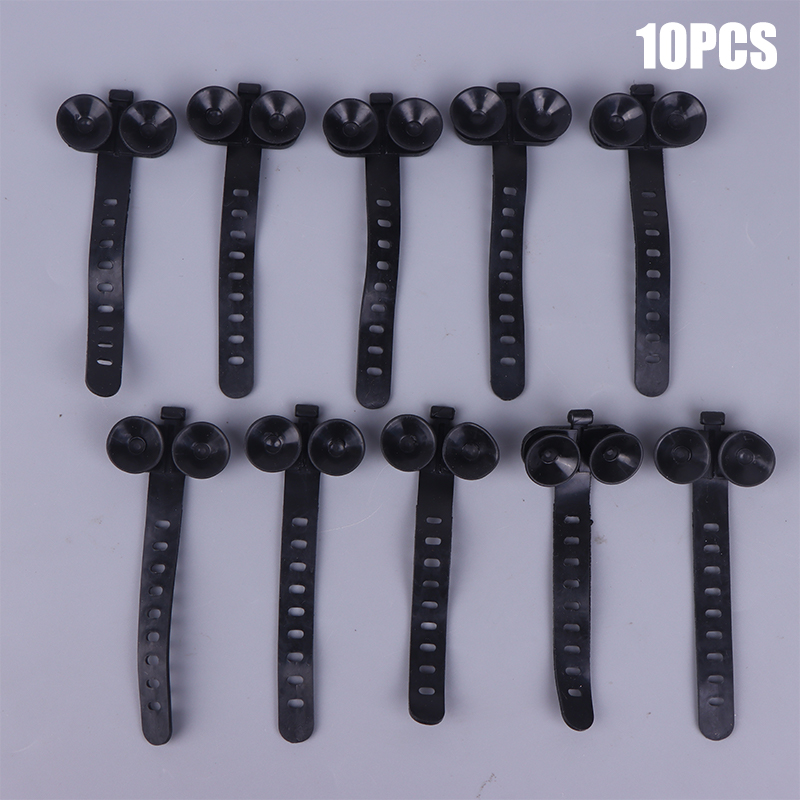 Plastic Pipe Clip - 10 Buah/Set Cangkir Isap Dasi Tangki