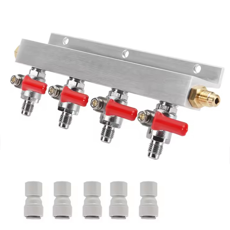 Push Fit Connector - IMAICTUU Distributor Gas 4 Arah, Manifold