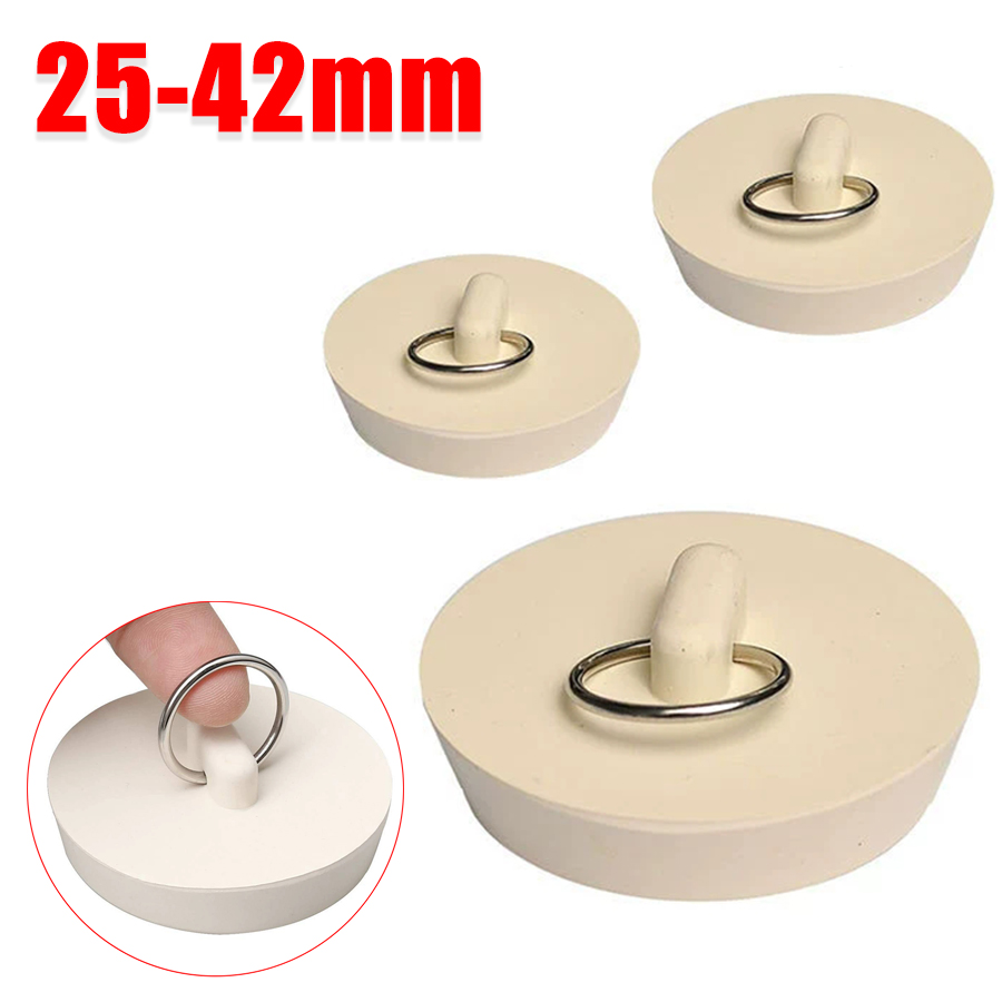 Drain Pipe Clip - 1 Buah Sumbat Bak Mandi Bulat