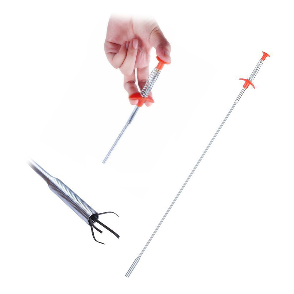 Drain Snake Flexible - Alat pembersih saluran air 85Cm dengan