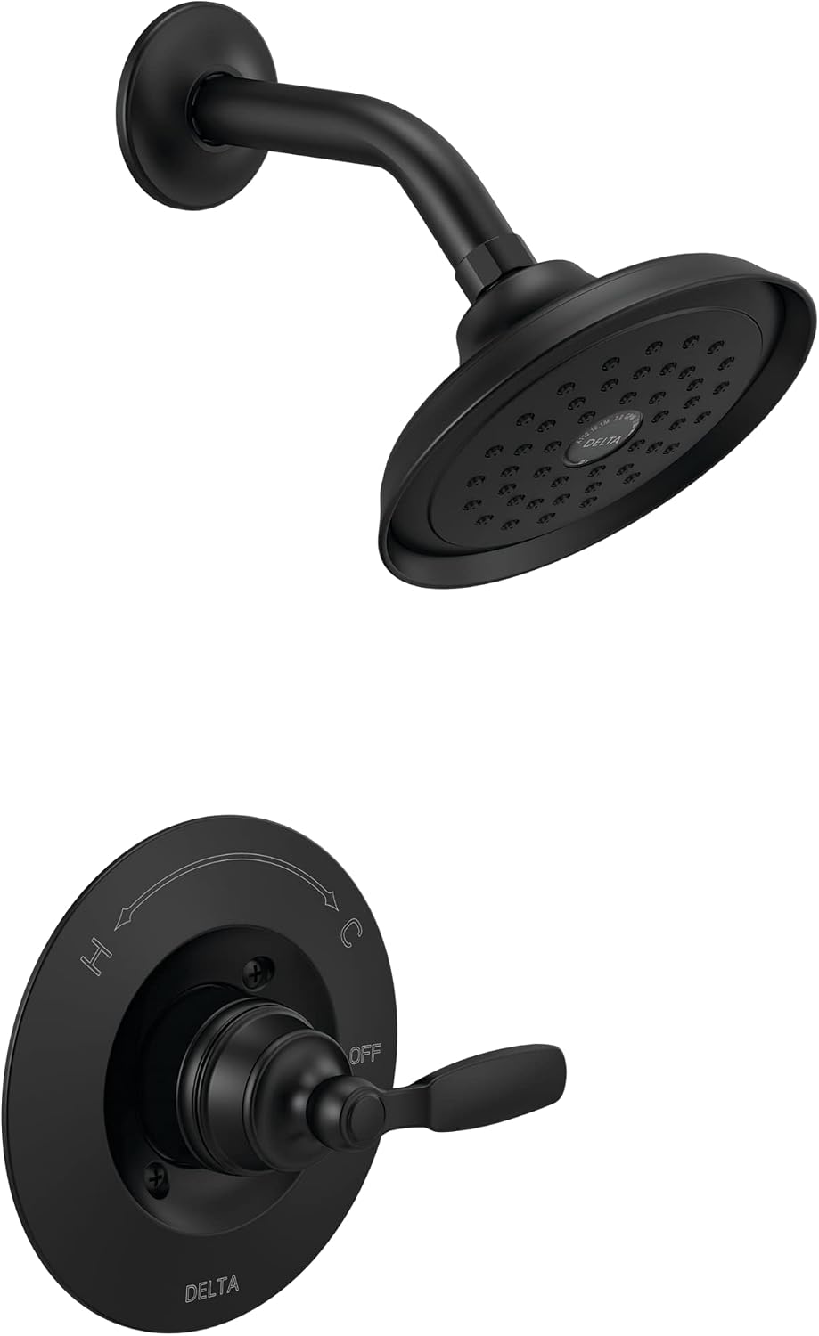 Shower Valve Cartridge - Kit Trim Keran Shower Hitam Matte