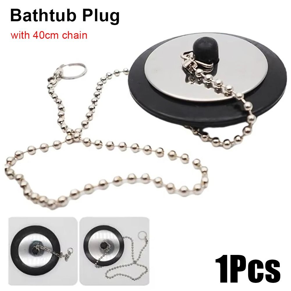 Drain Pipe Clip - 1 Buah Penutup Bak Mandi Karet