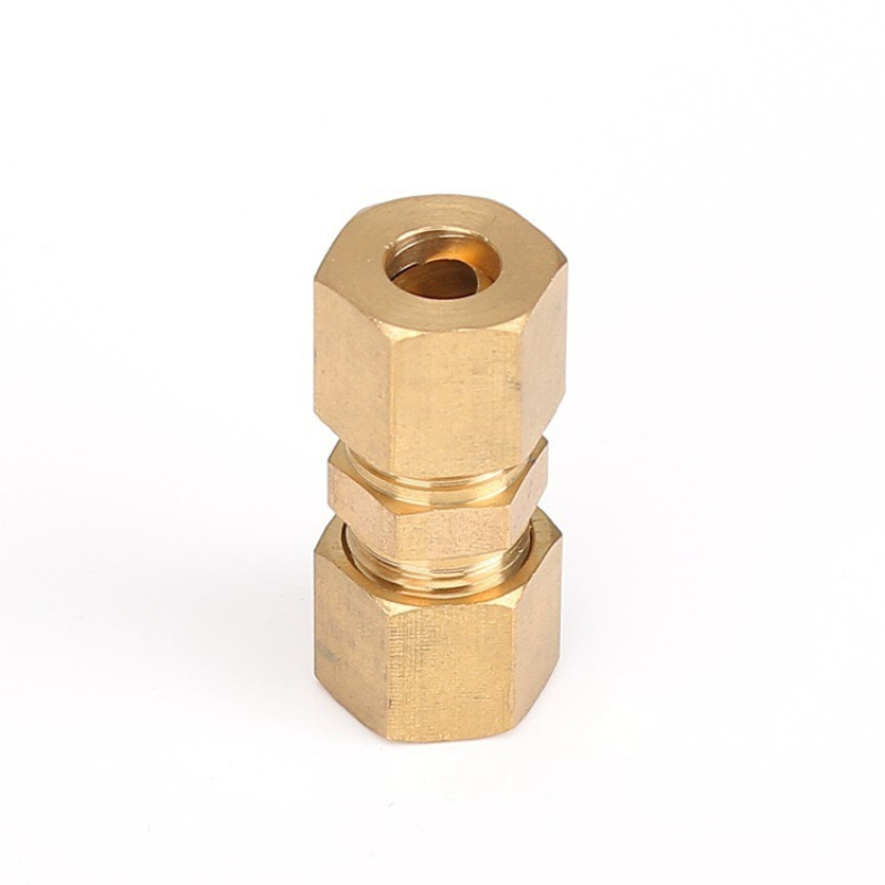 Compression Fitting Brass - 1 Buah Konektor Fitting Pipa Kuningan