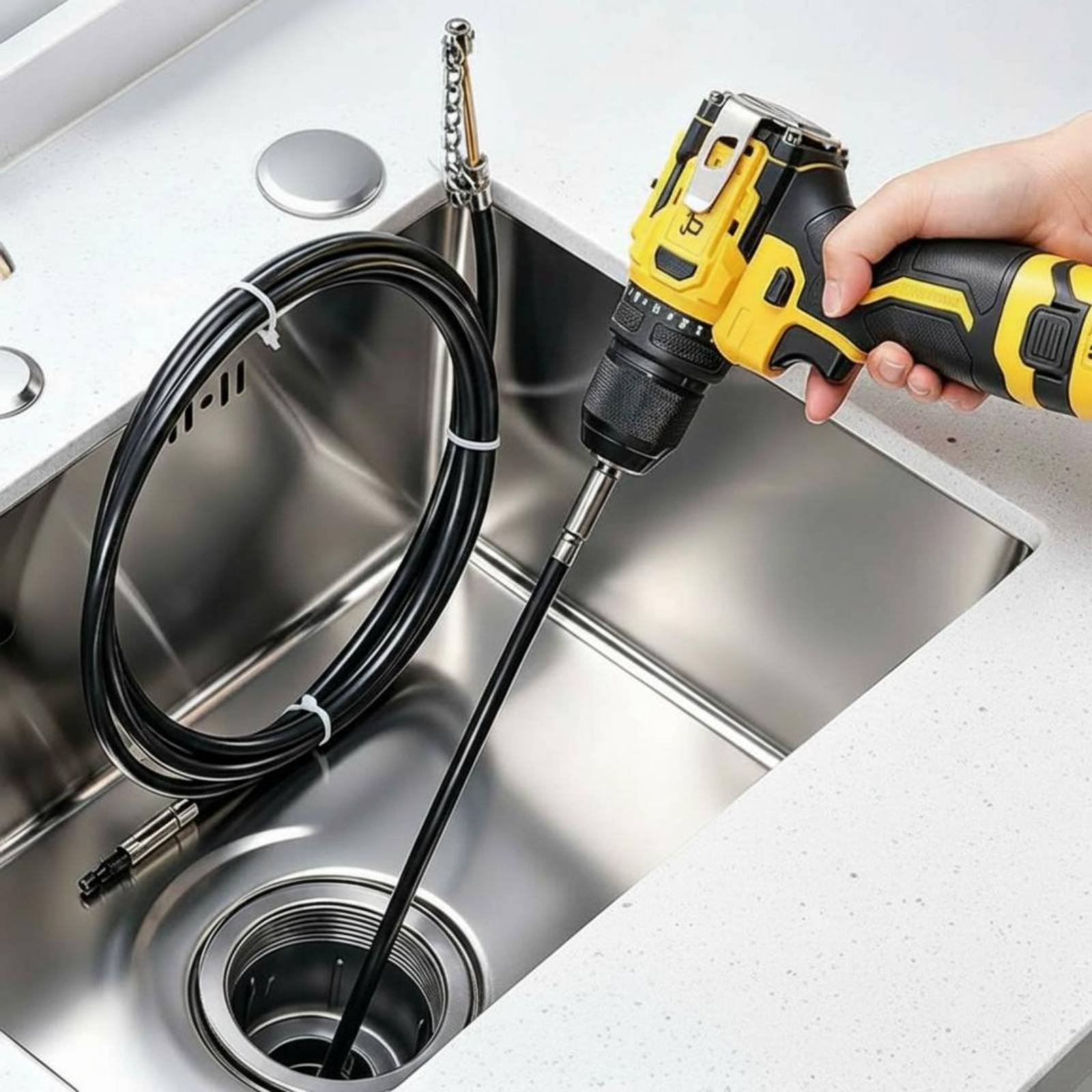 Pembersih Saluran Air Serbagun - Drain Snake Flexible ulasan dan harga