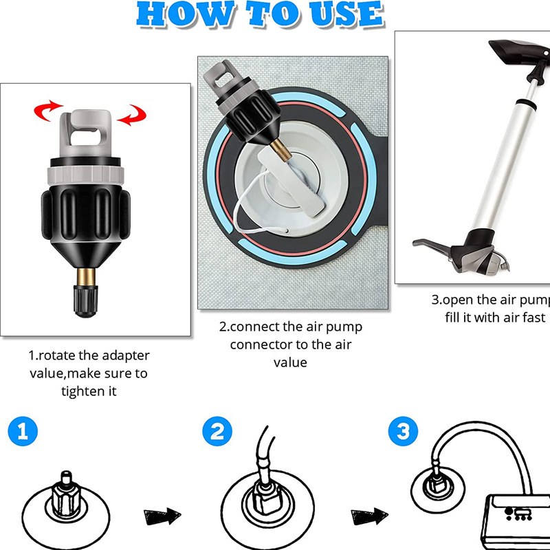 Adaptor Pompa SUP Universal Ko - Float Ball Valve ulasan dan harga